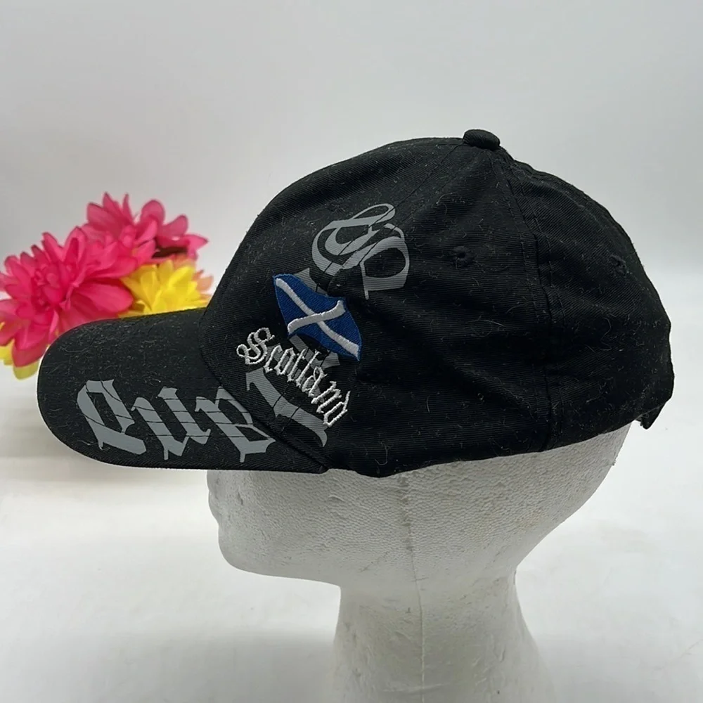 Scotland Black Baseball Hat Adjustable HT3344B